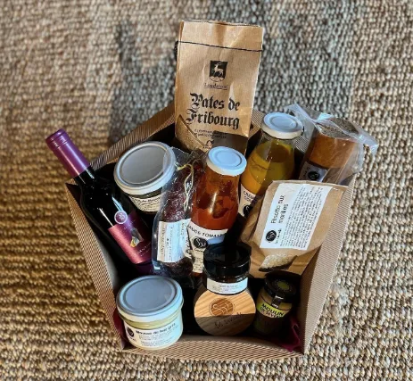 Panier gourmand composé à La Guérite