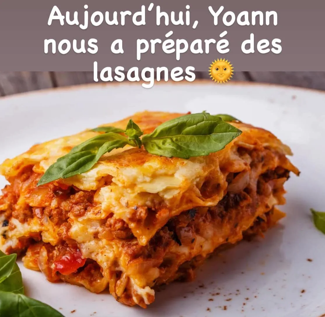 Repas à emporter préparé par Yoann